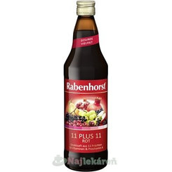 Rabenhorst šťáva z červeného ovoce 11 + 11 Multivitamín Rot 750 ml