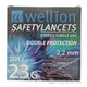 WELLION SafetyLancets 23G 2,2 mm 200 ks lancet