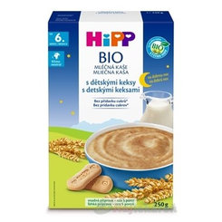 HiPP BIO mléčná kaše Dobrou noc dětské sušenky 6m+ 250 g