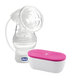 Chicco elektrická odsávačka mateřského mléka Travel Pink USB