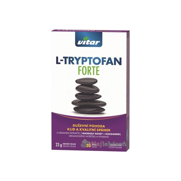 Vitar L-tryptofan Forte 30 kapslí