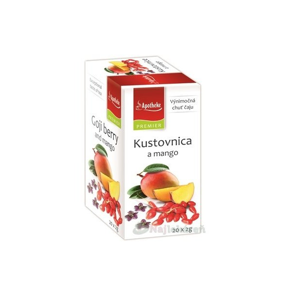 APOTHEKE Premier Selection kustovnica a mango čaj 20×2 g