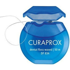 Curaprox DF 834 zubní nit voskovaná máta 50 m