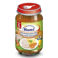Hami příkrm Zelenina s dušeným vepřovým 8 m+ 200 g