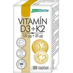 EDENPharma Vitamín D3 + K2 60 tablet