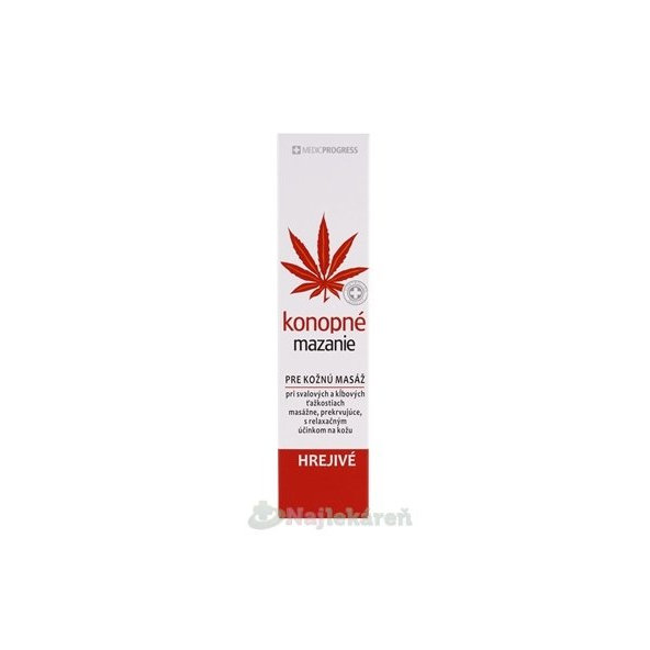 MedicProgress Konopné mazání hřejivé 100 ml