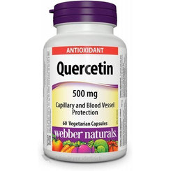 Webber Naturals Quercetin 500 mg 60 kapslí