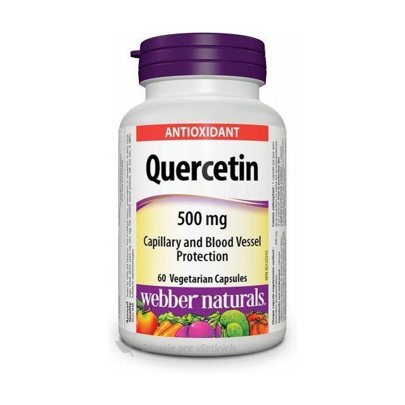 Webber Naturals Quercetin 500 mg 60 kapslí