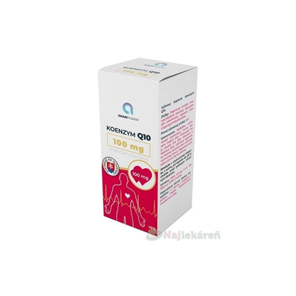 ADAMPharm Koenzym Q10 100 mg 60 kapslí