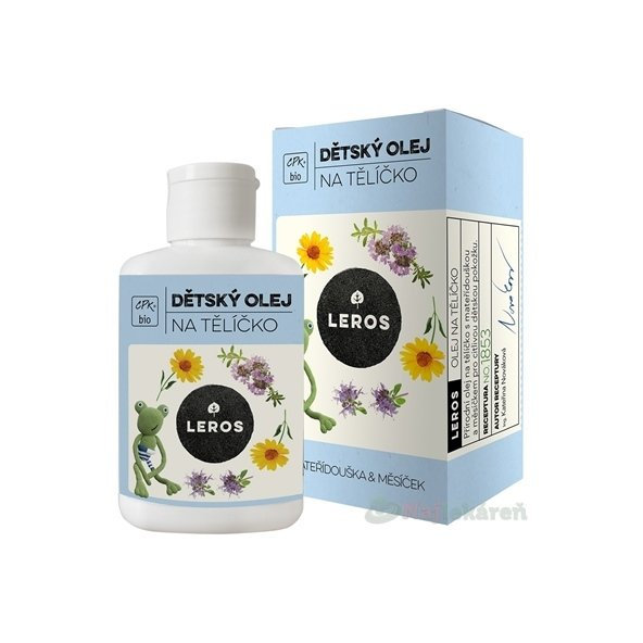Leros BIO dětský olej na tělo 100 ml