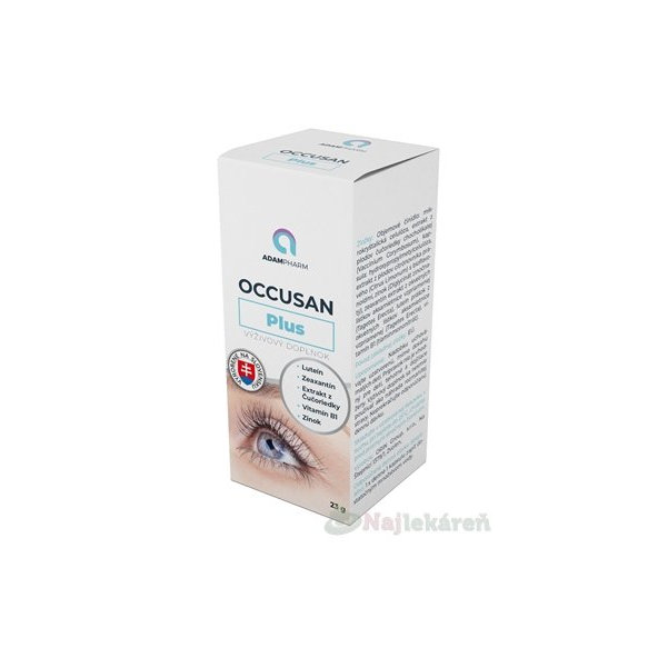 ADAMPharm Occusan Plus výživa pro oči 60 kapslí