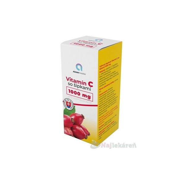 ADAMPharm Vitamín C 1000 mg se šípky 60 kapslí