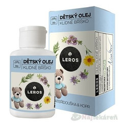 Leros BIO dětský olej Klidné bříško 60 ml