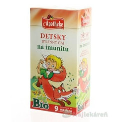APOTHEKE BIO dětský bylinný čaj na imunitu 20×1,5 g