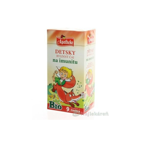 APOTHEKE BIO dětský bylinný čaj na imunitu 20×1,5 g