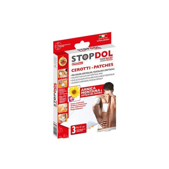 STOPDOL náplasti proti bolesti 9 × 14 cm 3 ks