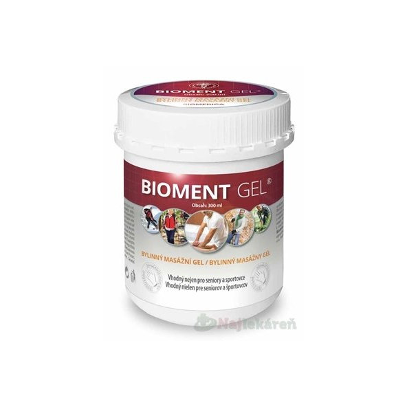 Biomedica Bioment masážní gel 300 ml