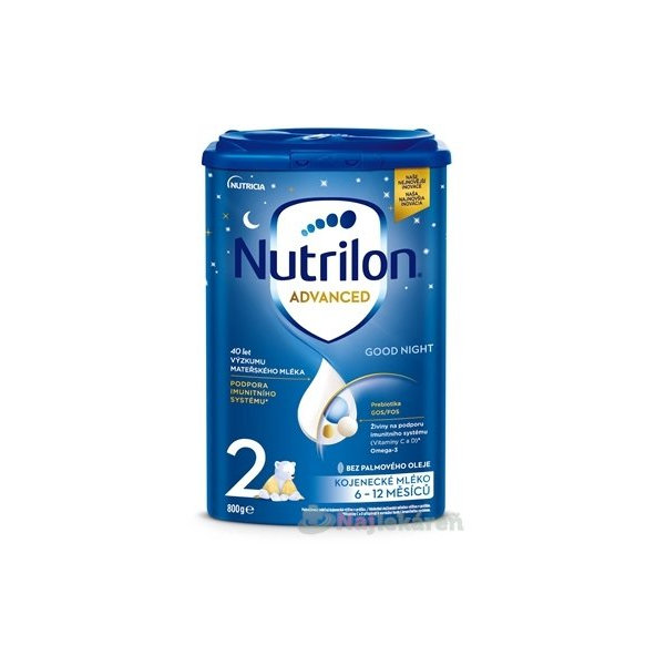 Nutrilon Advanced 2 Good Night pokračovací mléko 6–12 m 800 g