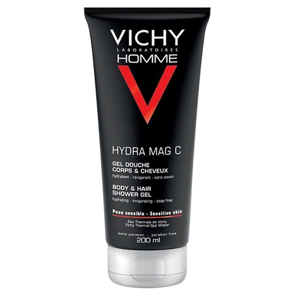 VICHY Homme Hydra Mag C hydratační sprchový gel 200 ml