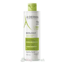 A-DERMA Biology hydratační micelární voda 400 ml