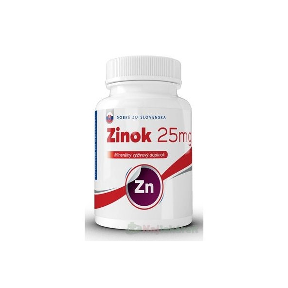Dobré z SK zinek 25 mg 100+20 tablet zdarma