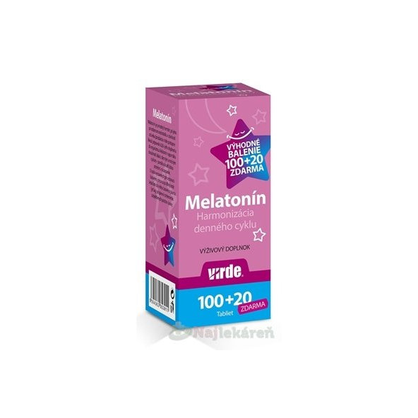 Virde Melatonin 1 mg 100+20 tablet