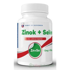Dobré z SK zinek 15 mg a selen 50 μg 100+20 tablet zdarma