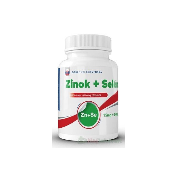 Dobré z SK zinek 15 mg a selen 50 μg 100+20 tablet zdarma