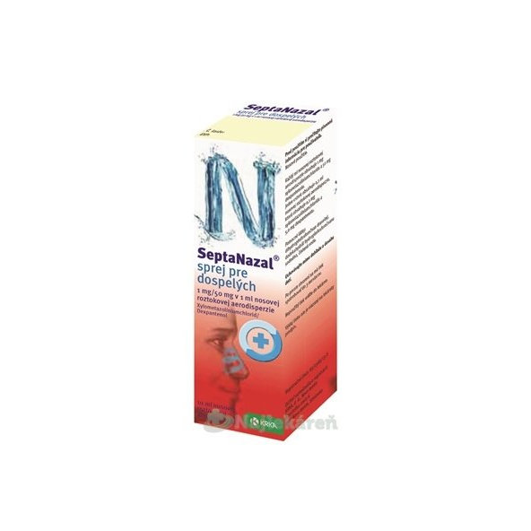 Septanazal sprej pro dospělé při rýmě 10 ml