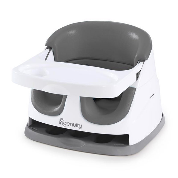 Ingenuity podsedák na jídelní židli 2v1 Baby Base Slate 6 m+ do 22 kg