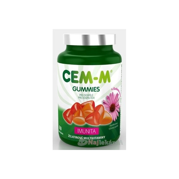 Cem-M Gummies Imunita želatinové multivitamíny s Echinaceou 60 ks