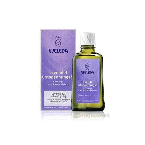 Weleda levandulový relaxační olej 100 ml