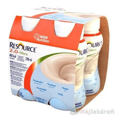 Resource 2.0 + Fibre neutrální 4x200 ml