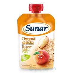 Sunar broskev jablko oves 6m+ 120 g