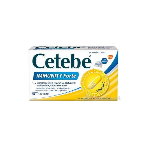 Cetebe Immunity Forte 30 kapslí