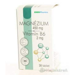 EDENPharma Hořčík + Vitamín B6 30 tablet