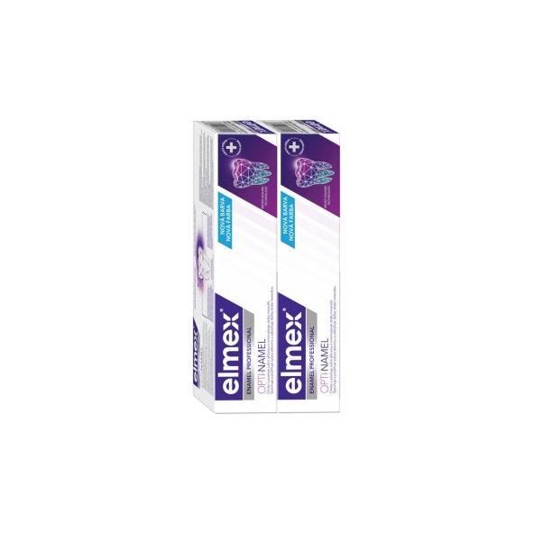 Elmex Opti-Namel Professional zubní pasta Duopack 2×75 ml