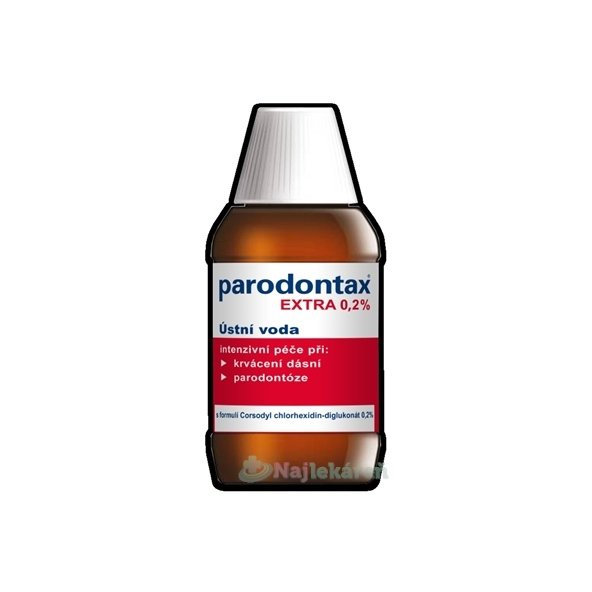 Parodontax Extra 0,2 % ústní voda na paradentózu 300 ml