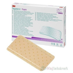 3M Tegaderm Foam pěnové krytí neadhezivní 10x20 cm 5 ks