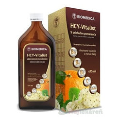 Biomedica HCY-Vitalist s příchutí pomeranče 475 ml