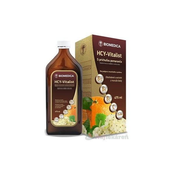Biomedica HCY-Vitalist s příchutí pomeranče 475 ml