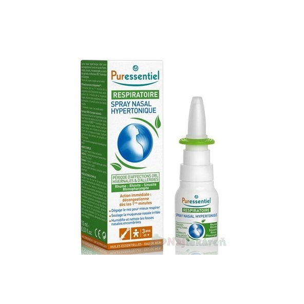 Puressentiel nosní sprej hypertonický s esenciálními oleji 15 ml