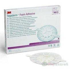 3M Tegaderm Foam Adhesive pěnové krytí loket/pata 13,9x13,9 cm 5 ks