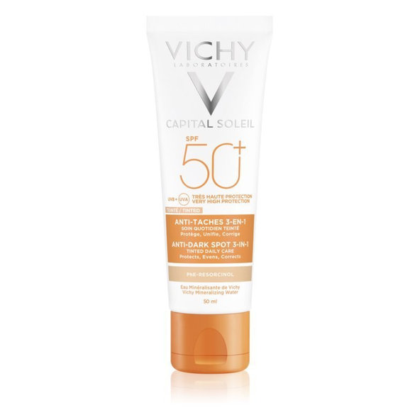 VICHY Capital Soleil SPF50+ krém proti tmavým skvrnám 50 ml