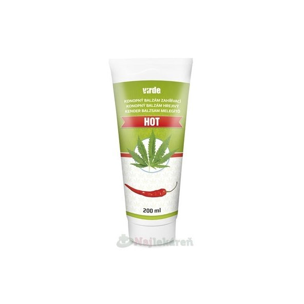 Virde konopný balzám Hot 200 ml