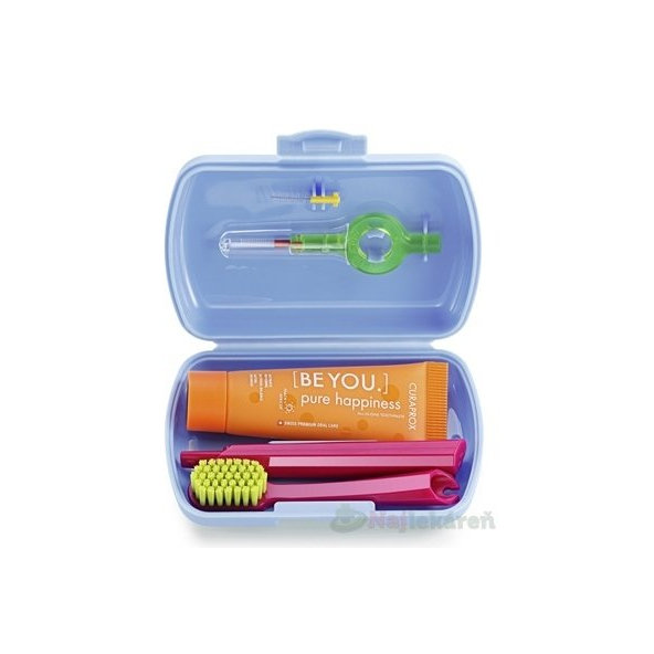 Curaprox Travel Set cestovní sada modrá
