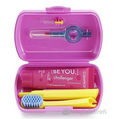 Curaprox Travel Set cestovní sada růžová