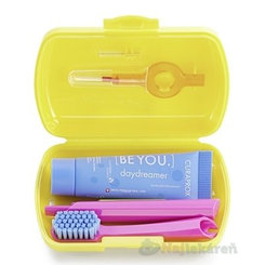 Curaprox Travel Set cestovní sada žlutá