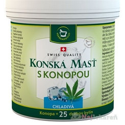 Koňská mast s konopím chladivá na klouby 250 ml