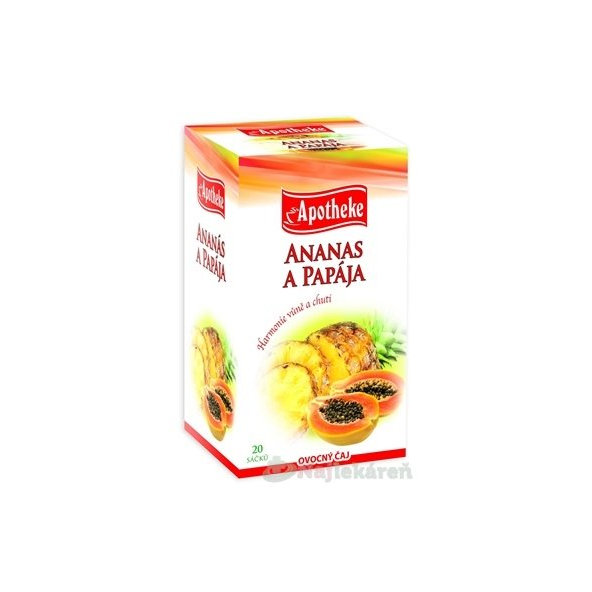 APOTHEKE Premier Selection čaj ananas a papája 20x2 g